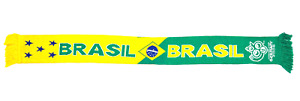 Brazylia Brazylia Brazylia Szalik kibica Piłka nożna Football scarf #136