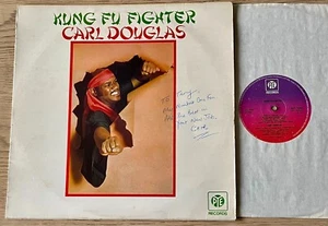 CARL DOUGLAS KUNG FU FIGHTER SIGNED LP PYE (1973) A1 B1 ENGLAND NORTHERN SOUL - Picture 1 of 6