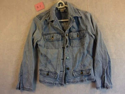 Chaqueta vaquera de mezclilla Chadwick's talla 4 100 % algodón Foto 1 de 4