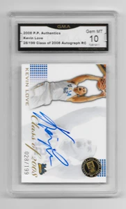 2008 Kevin Love " Class of 2008 " Auto RC x/199 Gem Mint 10 Card🏀 - Picture 1 of 3