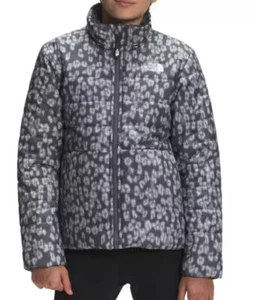 THE NORTH FACE GIRLS PRINTED REVERSIBLE MOSSBUD SWIRL JACKET YOUTH SZ XL (18) - Picture 1 of 11