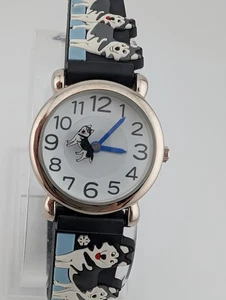 Husky Dog Kinderuhr 27mm Gehäuse Silikonband drehbar Hund - neue Batterie - Bild 1 von 9
