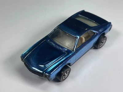 Hot Wheels Redline restaurado/personalizado - 1969 - AMX personalizado - azul teniente Foto 1 de 4