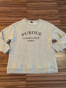 Damen Purdue Boilermakers Pullover grau 3/4 Arm Gr. Large - Bild 1 von 6