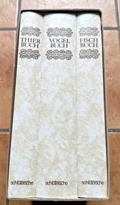 Thierbuch, Vogelbuch, Fischbuch 3 Großbände Schlütersche im Schuber C.Gesner - Bild 1 von 8