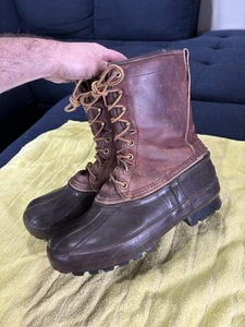 Schnee’s Hunter Work Duck Boots 10” Leather Waterproof Men’s 8 - Picture 1 of 24