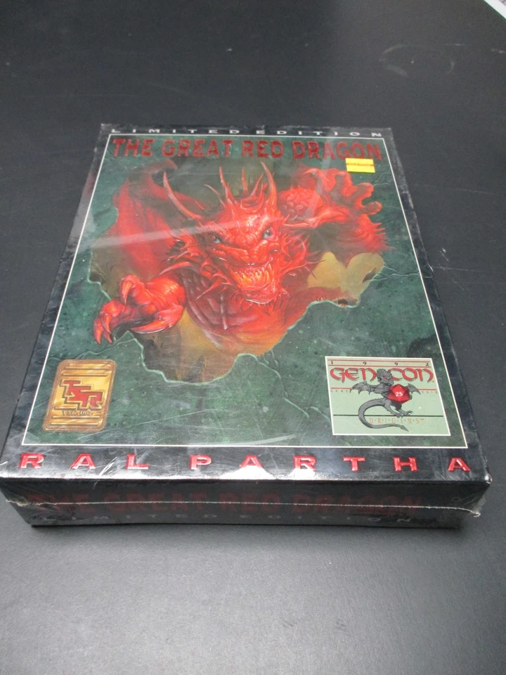 TSR/Ral Partha El Gran Dragón Rojo Edición Limitada GenCon25 01-503 Nuevo en Caja/Encogimiento Foto 1 de 4