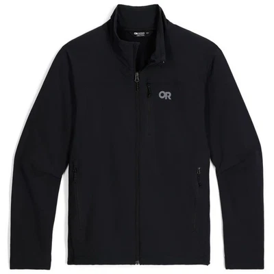 Outdoor Research Ultima 软壳男式休闲夹克,黑色,中号 — 第 1/4 张图片