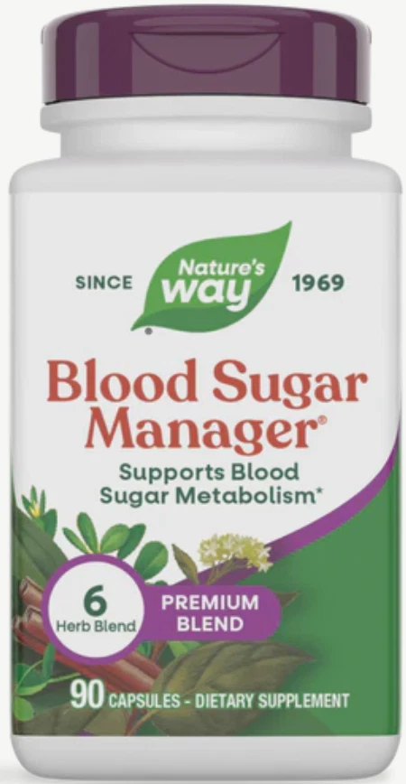 NATURE'S WAY Soporte de Azúcar en Sangre, 90 Cápsulas Foto 1 de 1