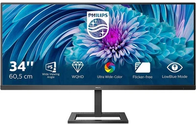 MONITOR PHILIPS 345E2AE/00 WQHD 75HZ IPS 34 - Bild 1 von 4