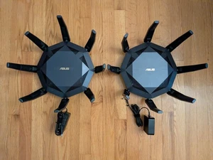 ASUS RT-AX89X AX6000 Router + AiMesh Node, Dual-Band, WiFi 6, 10GbE, SFP+ - Picture 1 of 5