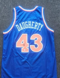 Brad Daugherty Signed Cleveland Blue Basketball Jersey JSA - Picture 1 of 2