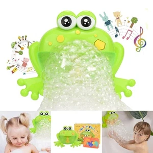 Light Up Baby Bath Bubble Toys,Tub Big Frog Automatic Bubble Maker Blower Toy... - Picture 1 of 9