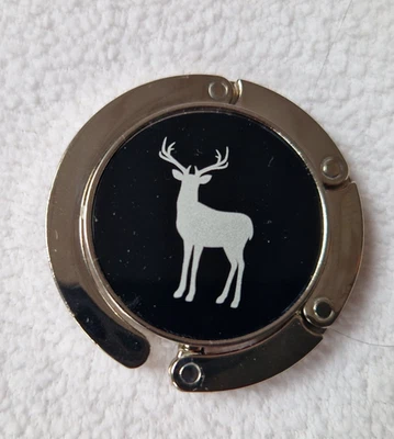 Tisch Handtaschenhalter Haken Antirutsch Taschenhaken Halterung - Motiv Hirsch - Bild 1 von 4
