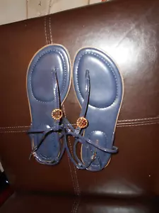 Tommy Hilfiger Damensandalen blau marineblau Größe 8 - Bild 1 von 3