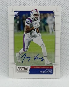 Jaylon Ferguson Rookie Auto 2019 Panini Score Ravens Autograph NFL Card #394 - Picture 1 of 6