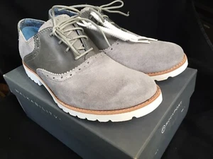 Zapatos de vestir informales Rockport para hombre 8M gris gamuza montura nuevos en caja 2012 - Imagen 1 de 9