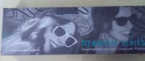 SHE BEYOND THE BEAUTY TITANIUM SERIES STRAIGHTNER-TOURMALINE TITANIUM PLATES-NEW - Picture 1 of 3