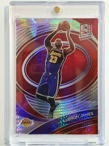 2020 Spectra Lebron James #81 RED Prizm - Ready to Grade - Picture 1 of 4