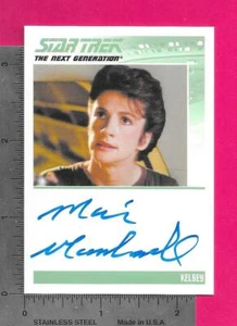 Star Trek Next Generation Heroes & Villains autograph card Marie Marshall 9.5 - Picture 1 of 2