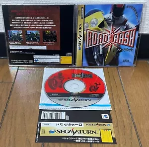 Sega Saturn * ROAD RASH * Japan SPINE NEAR MINT VG EX - Picture 1 of 1