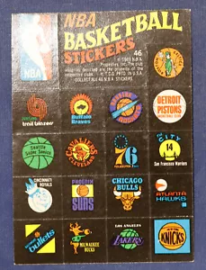 1971-72 Topps NBA Aufkleber Team Logos mit Boston Celtics Neuwertig - Bild 1 von 2