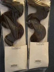 Remy Hair Extensions Loop 0,5g BW 20" #4,5g Echthaar dunkelbraun weiche Locken - Bild 1 von 9