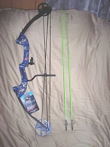 Bowfishing Bow PSE Bow Fishing Reel Carp Gar Compound Fishing Bow 2 Fish Arrows - Picture 1 of 12