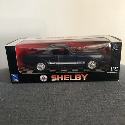 New Shelby GT350 New Ray Blue Car 1:32 Scale Ford - Image 1 of 4
