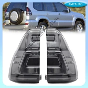 2Pcs Tail Light Brake Lamp Smoked For 2003-2009 Toyota Land Cruiser Prado J120 - Picture 1 of 6