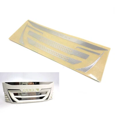 Metal Front Grille Decorative Sticker Kit For IVECO 1/14 RC Tractor Car DIY Part - Image 1 of 4