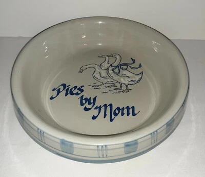 Plato de pastel Louisville Gres Gaggle of Geese PIES BY MAMÁ 9"  Foto 1 de 3