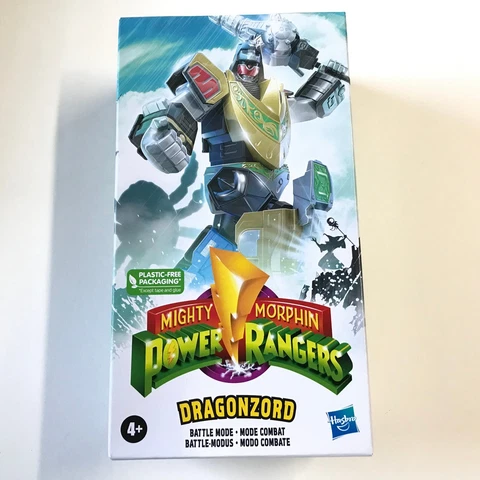 Mighty Morphin Power Rangers Dragonzord 7" Action Figure Battle Mode 2022 Cover