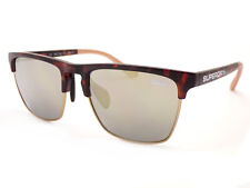 Superdry Superflux Sunglasses Matte Brown Tortoise with Gold Mirrored Lenses 102