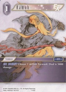FINAL FANTASY TCG 1 X RAMUH EX 1-143C COMMUN N0T FOIL - LIGHTNING - Picture 1 of 1