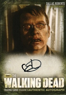 The Walking Dead Season 3, Dallas Roberts ‘Milton Mamet’ Autograph Card A16 - Image 1 of 2