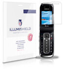 iLLumiShield Phone Screen Protector w Anti-Bubble/Print 3x for Nokia 6350