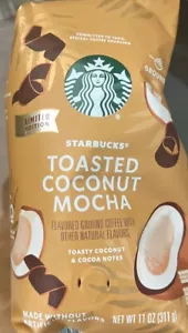 Starbucks TOASTED COCONUT MOCHA Gemahlener Kaffee 11 Unzen Limited Ed BB 14.06.25 - Bild 1 von 1