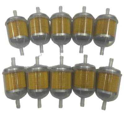 Filtros de combustible universales de 5/16" para GM Dodge Jeep Ford Lincoln 10 PIEZAS Foto 1 de 2