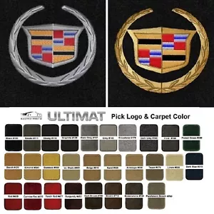 Lloyd Mats Ultimat Cadillac Crest Logo 4 Pc Logos on All Floor Mats (2002-2014) - Foto 1 di 11