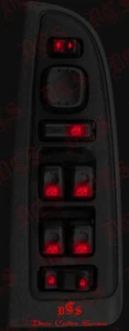 RED LED LIGHTING UPGRADE KIT FOR YOUR GM WINDOW SWITCHES 2003-06 TRUCK & SUVs - Bild 1 von 24