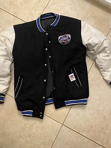 Mighty Mac New York Mets Embroidered Reversible Bomber Jacket YOUTH Size L 16/18
