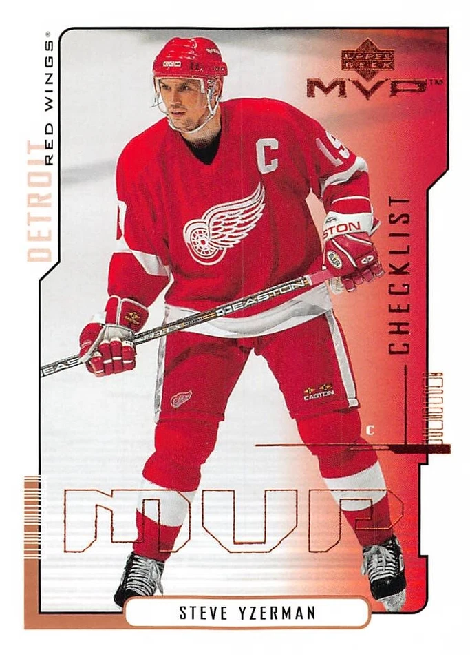 2000-01 Upper Deck MVP Steve Yzerman Checklist #220 NM/MT DETROIT RED WINGS - Image 1 of 2