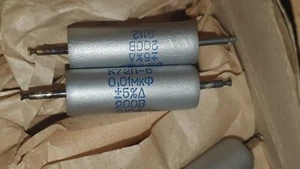 Teflon Capacitor K72P-6 0.01uF 200V USSR NOS Lot 100pcs+ - Picture 1 of 1