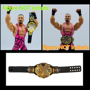 Mattel NXT Championship Title Belt Shinny WWE AEW Wrestling Toy Figure Figurines - Picture 1 of 1