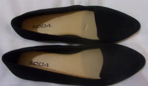 SODA- WOMEN'S BALLET FLAT POINTED TOE Fashion GEL CUSHION Slip On SHOES SIZE 10 - Picture 1 of 8