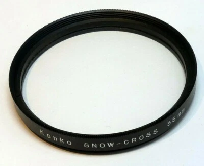 Kenko 55mm Lens Filter Snow Cross Screen SC 4mm large Star - Image 1 of 4
