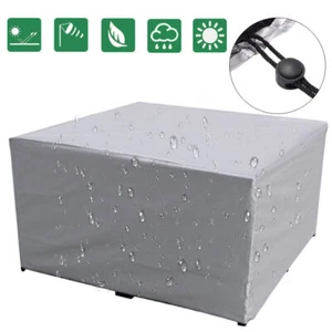 Waterproof Outdoor Garden Patio Furniture Cover Rectangular Table Dust Protector - Picture 1 of 16