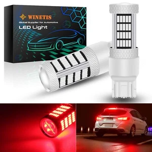 7443 W21-5W LED Bulb Red for Tail Lights 400% Brighter 7440 7441 7444 992 W21W - Picture 1 of 9