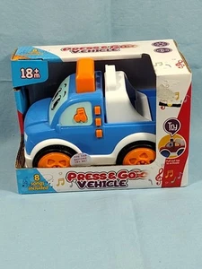Press To Go, Veicolo Blu Giocattoli per Bambini Divertente Gioco 8 Canzoni Incluse. Vedi video - Foto 1 di 7